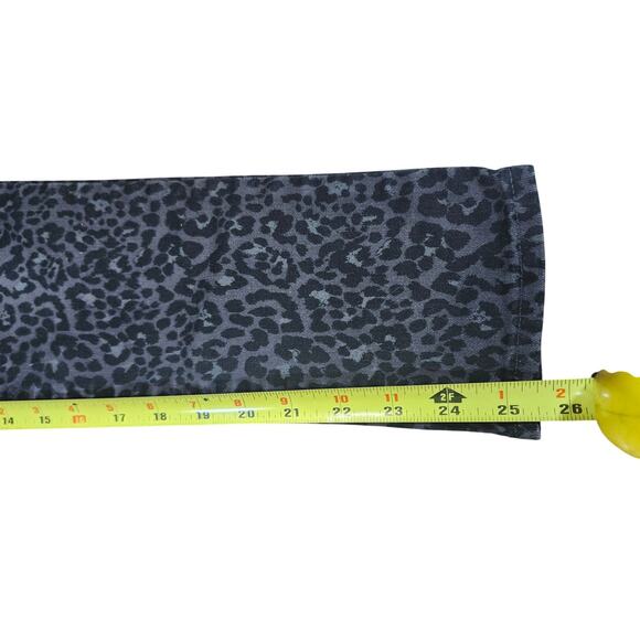 Gap 1969 Easy Leggings Jeans Leopard Print Size 28 Y2K Grunge Goth Jeggings - Picture 2 of 8